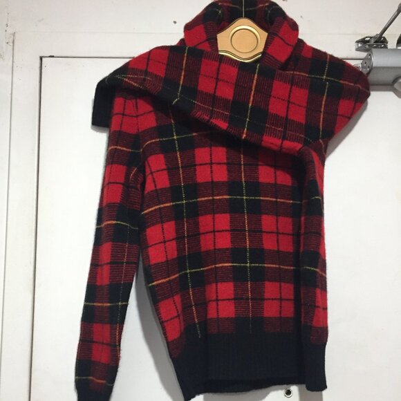 POLO RALPH LAUREN SCOTTISH WOOL PLAID SWEATERS SIZE XS - Picture 4 of 11
